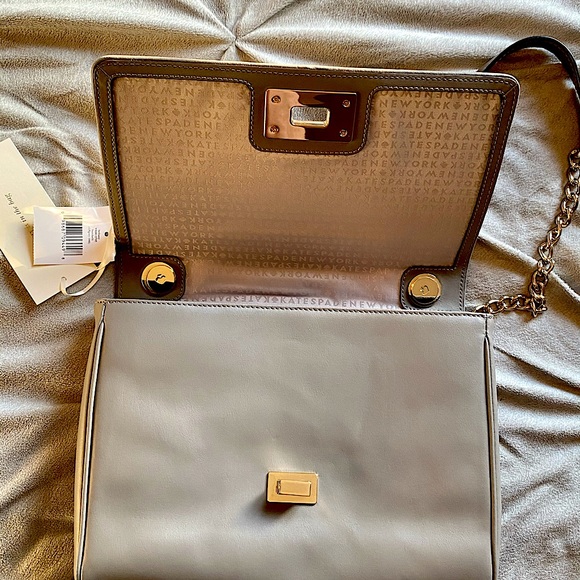 NWT Kate Spade chain purse leather hand bag - Picture 4 of 5